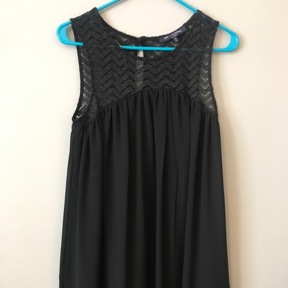 Black Lace swing dress